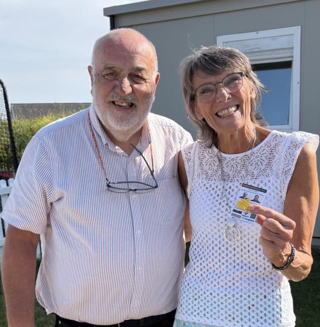 Bill Carne and Julie Davies